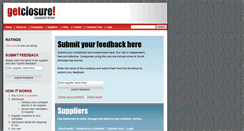 Desktop Screenshot of getclosure.co.za