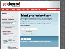 Tablet Screenshot of getclosure.co.za